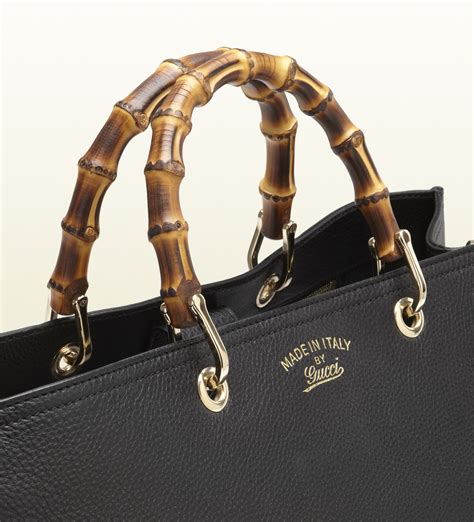 gucci tote bamboo handles|gucci bamboo handle shopper.